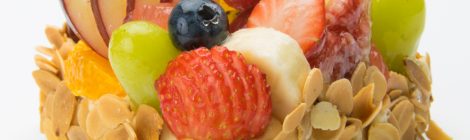 Tarte coeur aux fruits ハートのタルトフリュイ