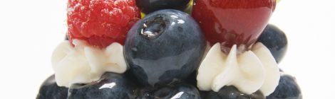 Tarte aux myrtilles fraîches フレッシュブルーベリーのタルト