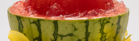 Watermelon with Almond Jelly ダイナミックすいか杏仁